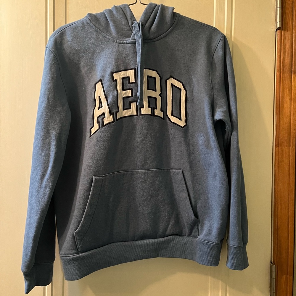 Blue Men's Aeropostale Hoodie